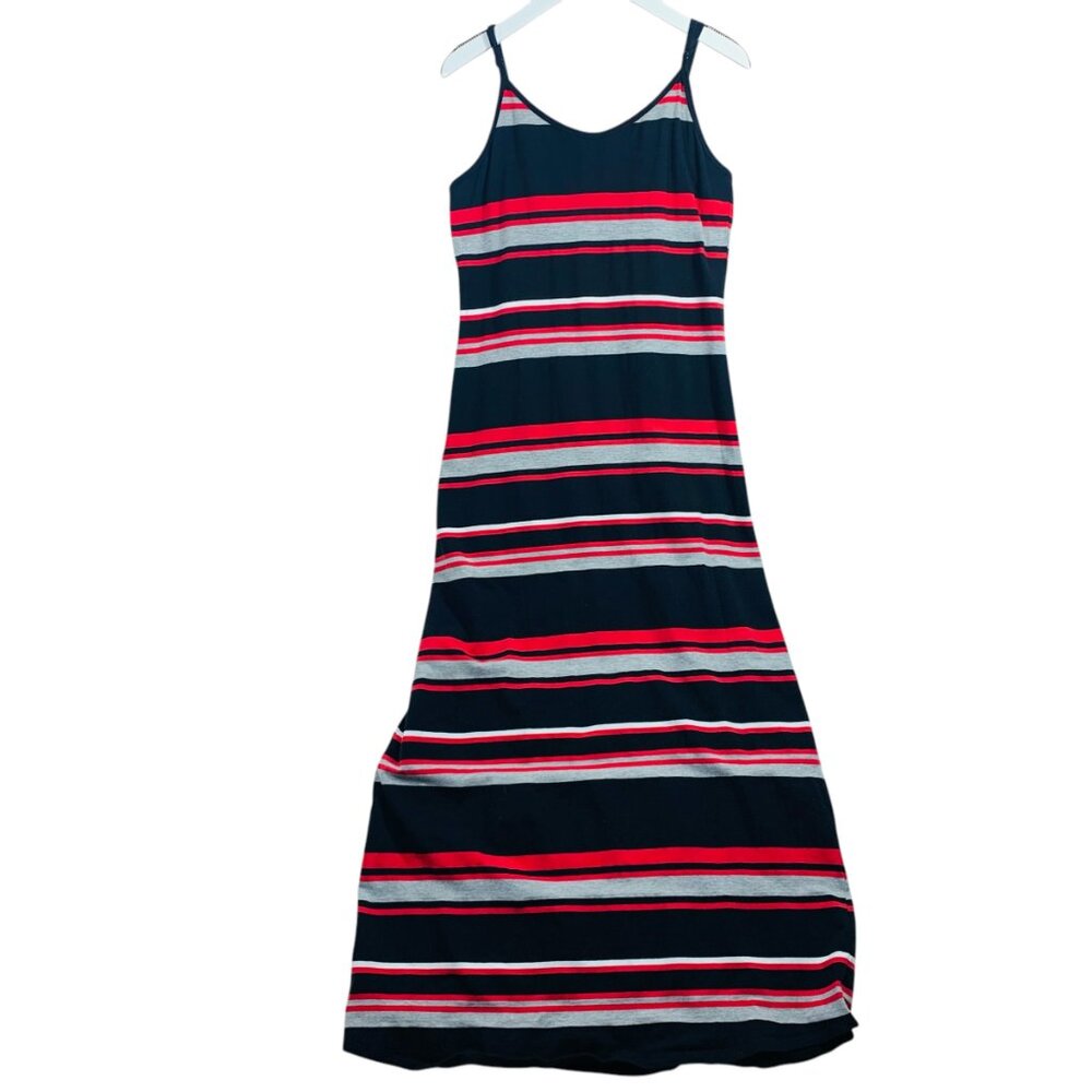 ZC striped maxi  cami dress size med